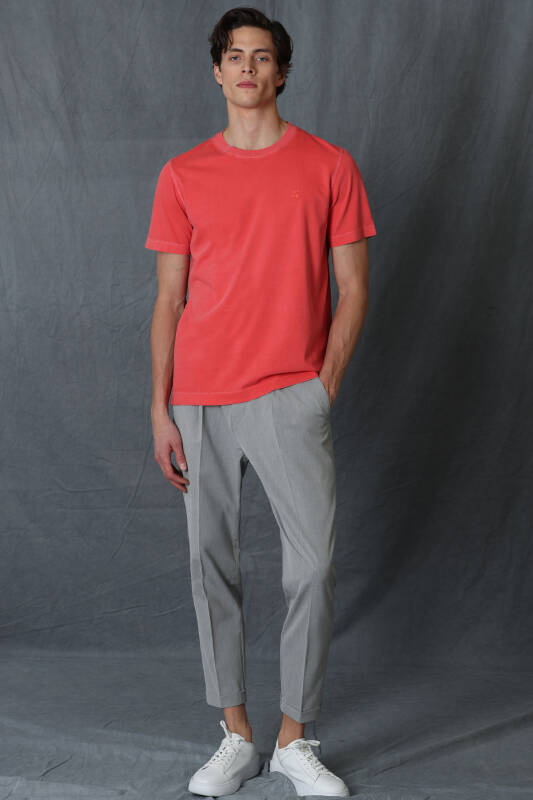 Sarder Mens Basic T - Shirt Coral - 2