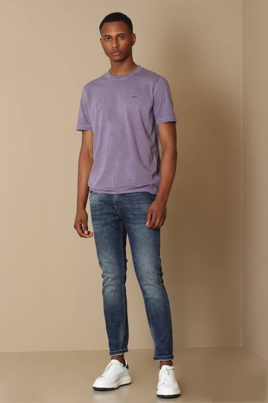 Sarder Mens Basic T - Shirt Purple - 4