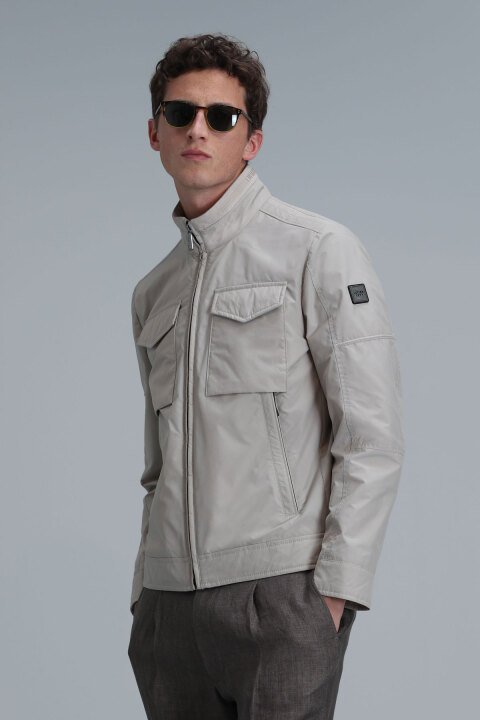 Scott Male Coat Beıge - Lufian
