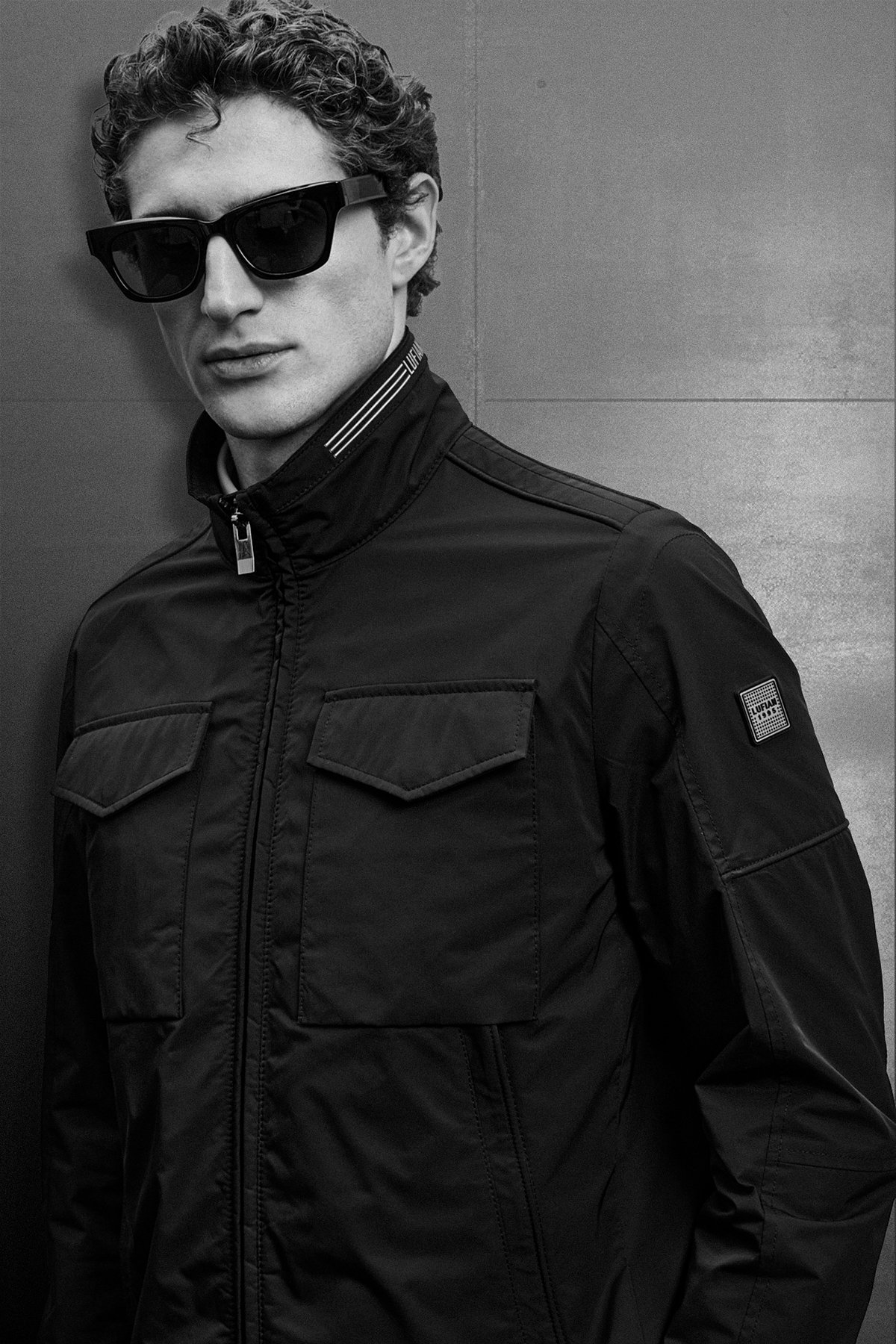 Scott Men's Coats Black - LUFIAN