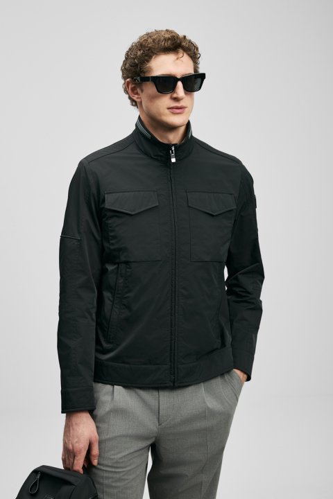 Scott Men's Coats Black - LUFIAN