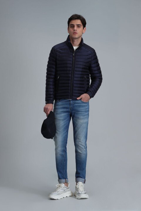 Sergıo Male Coat Navy - Lufian