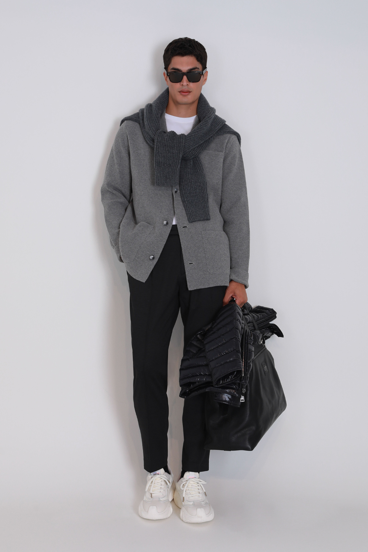 Shay Male Cardigan Mınk - Lufian