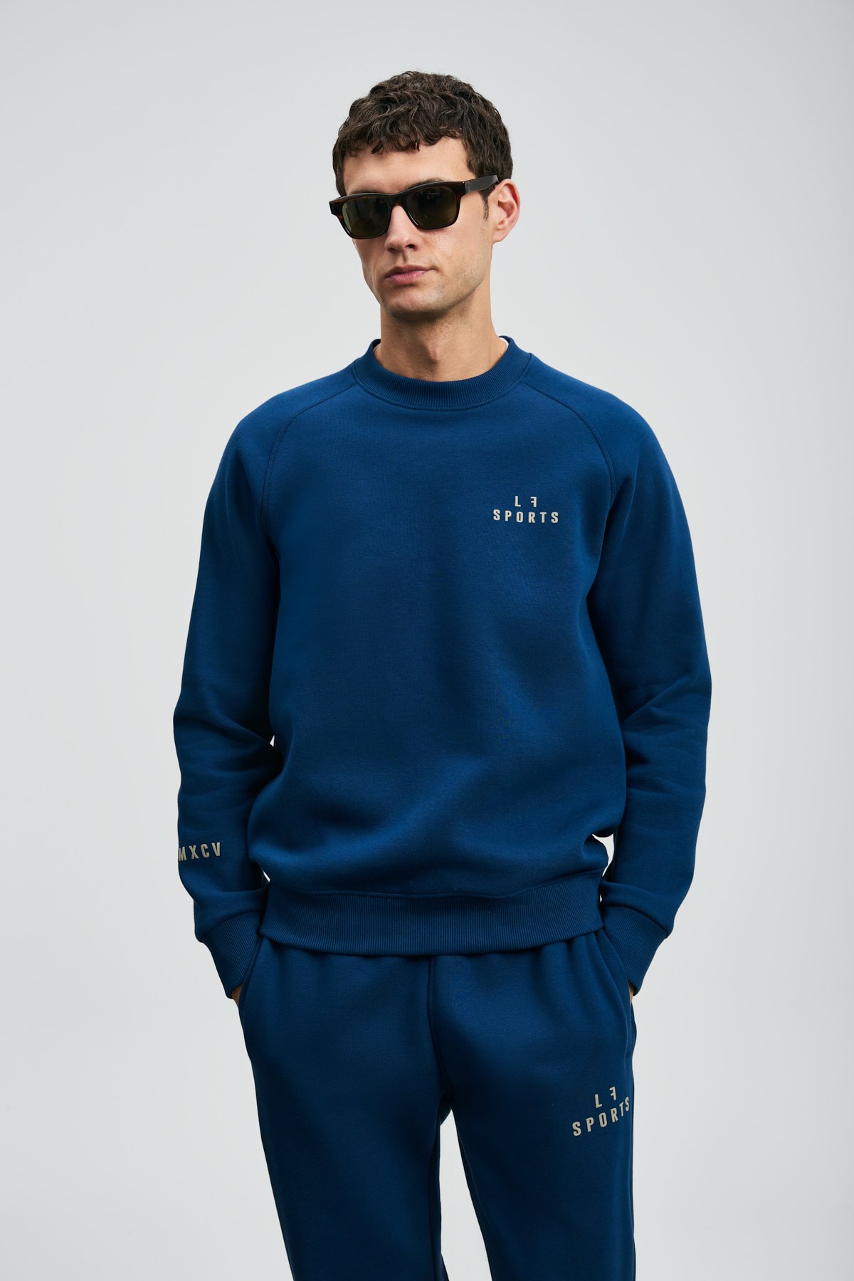 Sıgma Men's Sweatshirt Saxes - LUFIAN