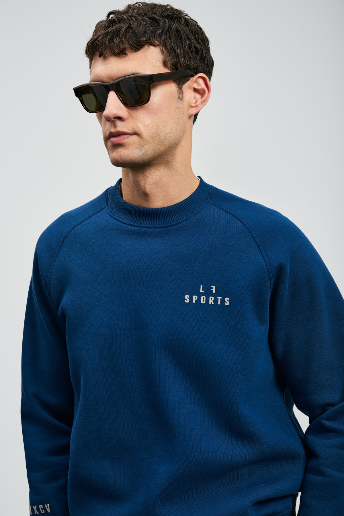 Sıgma Men's Sweatshirt Saxes - LUFIAN