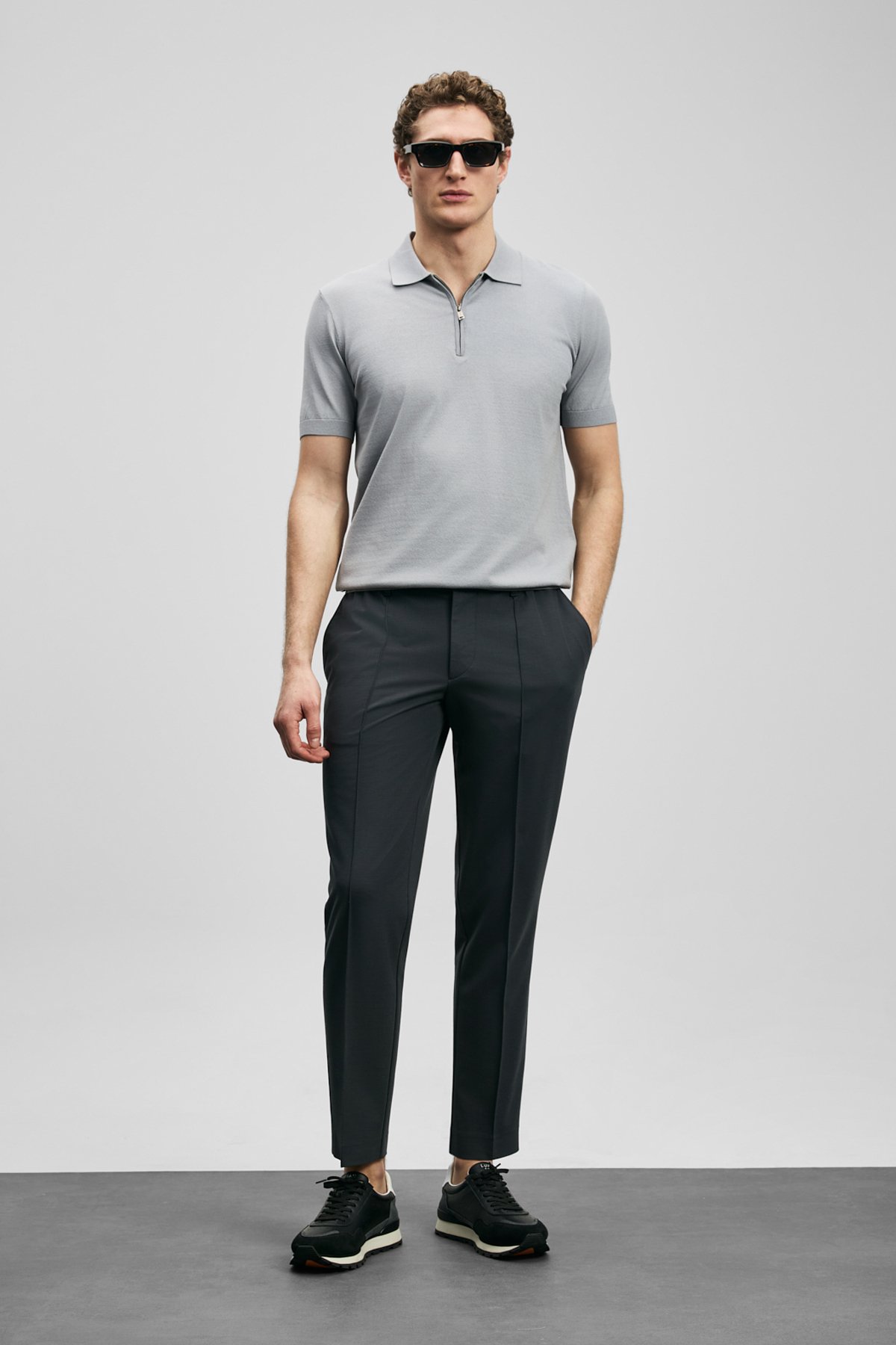 Sımon Jogger Pants Slim Fit Anthracite - LUFIAN