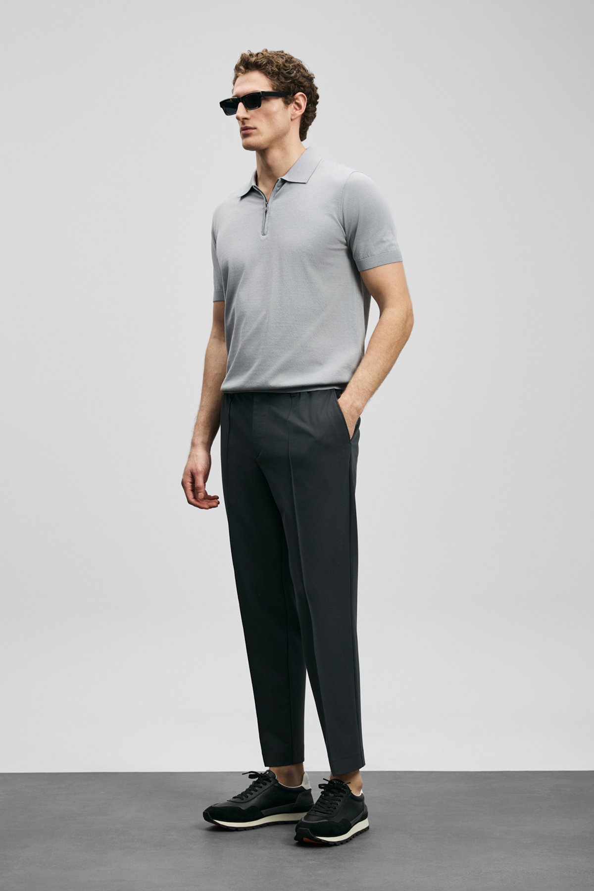 Sımon Jogger Pants Slim Fit Anthracite - LUFIAN