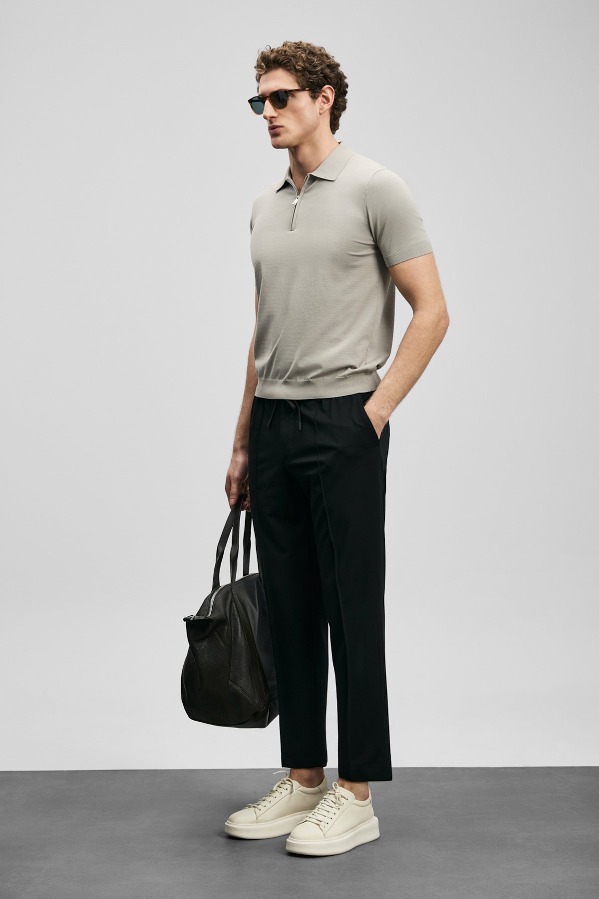 Sımon Jogger Pants Slim Fit Black - LUFIAN