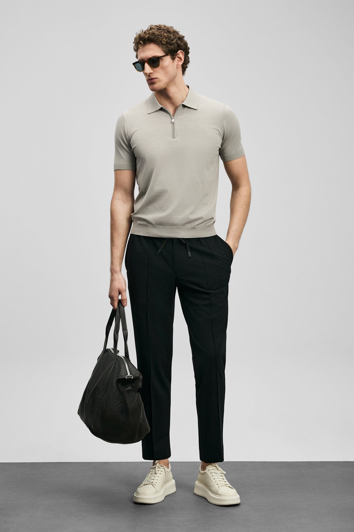 Sımon Jogger Pants Slim Fit Black - LUFIAN