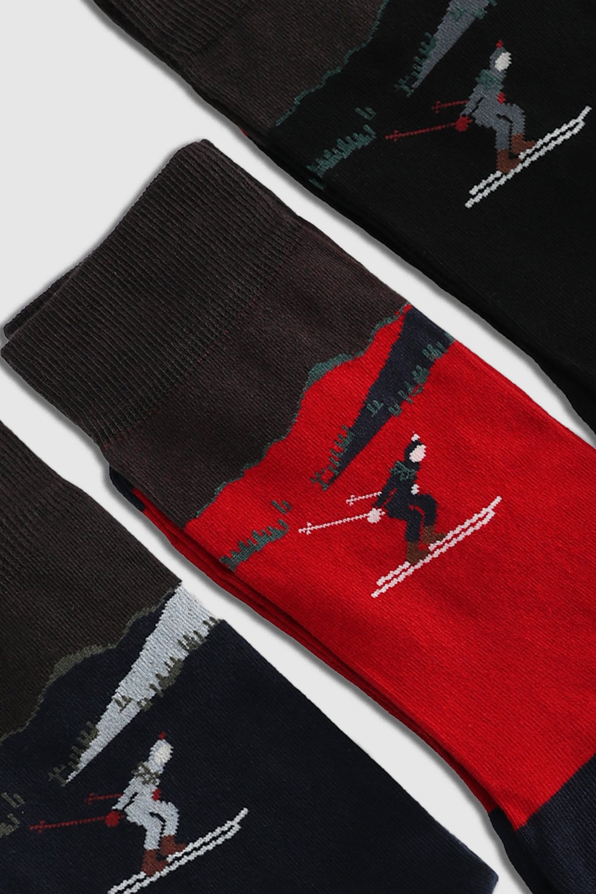 Sky Set of 3 Men's Socks Standard - LUFIAN