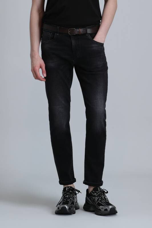 Smart Jean Mens Pants Slım Fıt Anthracıte - 2