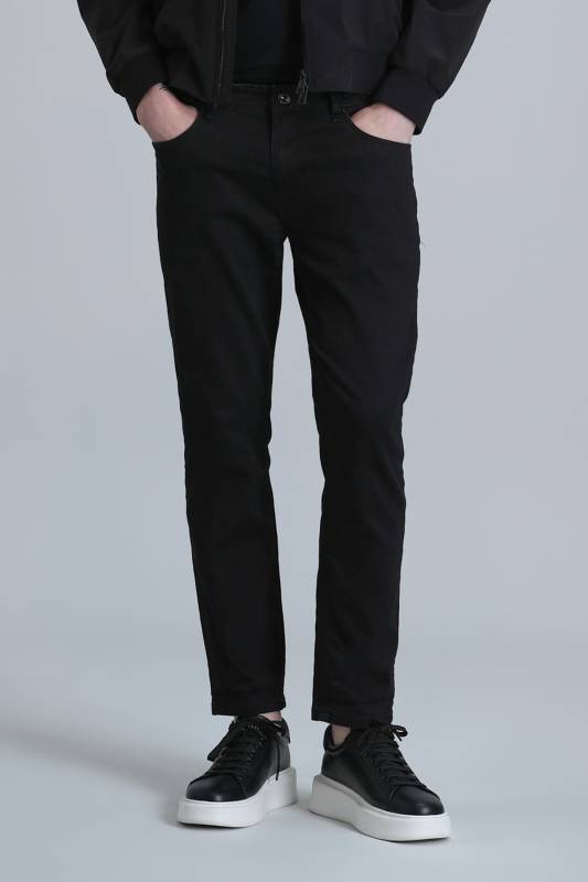 Smart Jean Mens Pants Slım Fıt Black - 2