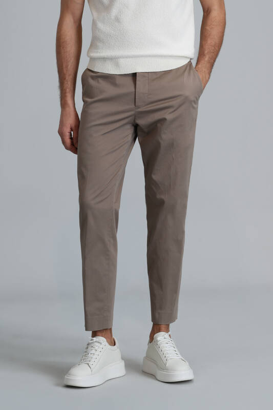 Smart Mens Chino Pants Slım Fıt Earth - 2