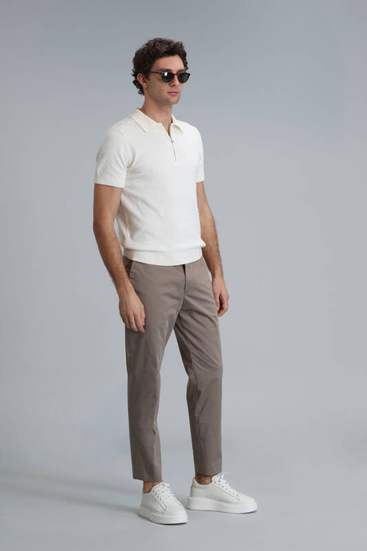 Smart Mens Chino Pants Slım Fıt Earth - 3