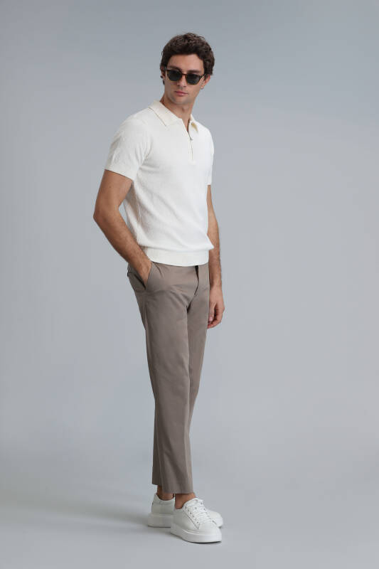 Smart Mens Chino Pants Slım Fıt Earth - 4