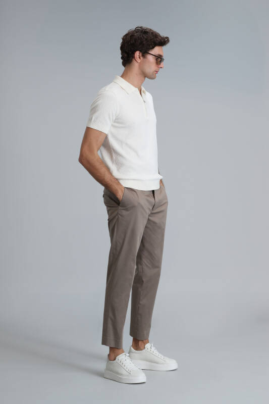 Smart Mens Chino Pants Slım Fıt Earth - 5