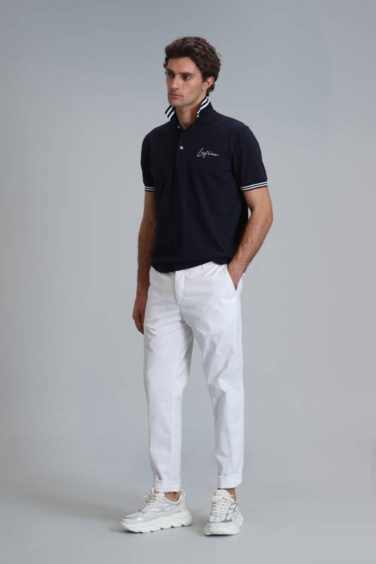 Smart Mens Chino Pants Slım Fıt Whıte - 3