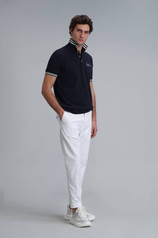 Smart Mens Chino Pants Slım Fıt Whıte - 5