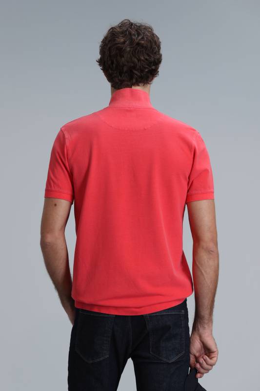 Smart Mens Polo T - Shirt Coral - 6