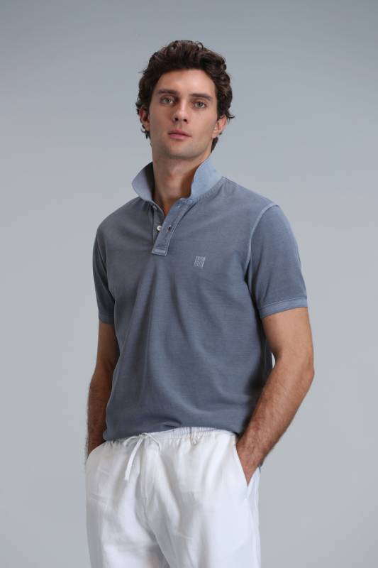 Smart Mens Polo T - Shirt Dark Grey - 1