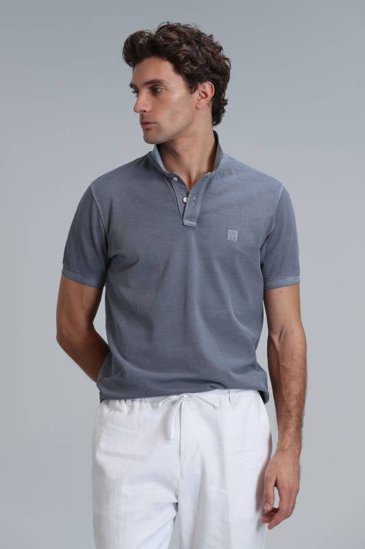 Smart Mens Polo T - Shirt Dark Grey - 3