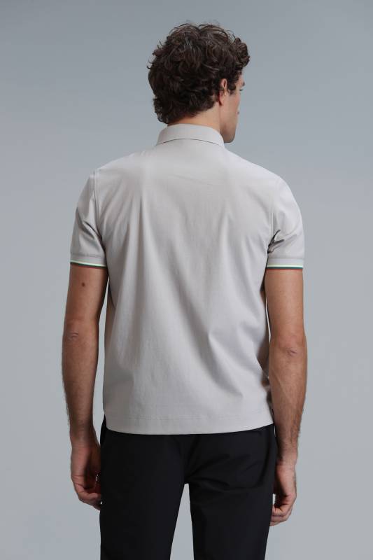 Smart Mens Polo T - Shirt Stone - 6