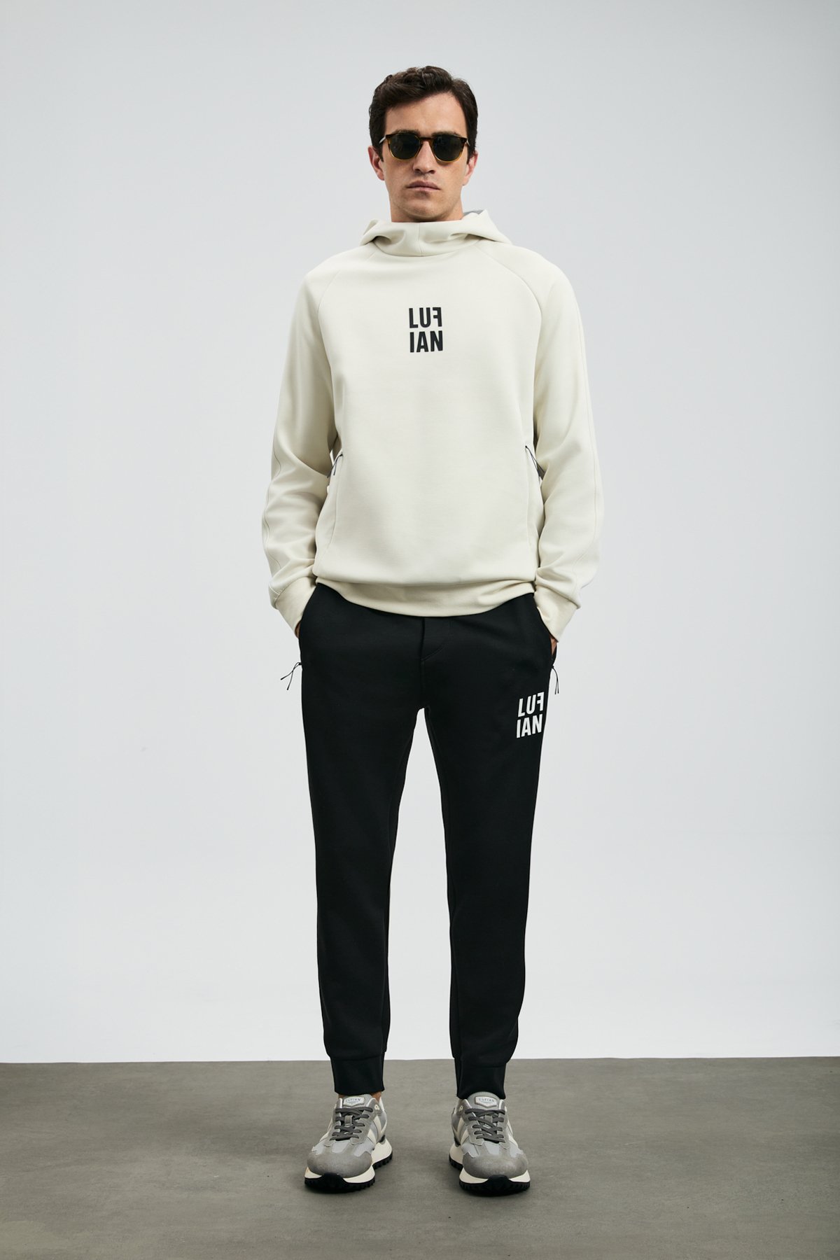 Snow Men's Sweatshirt Off White - LUFIAN