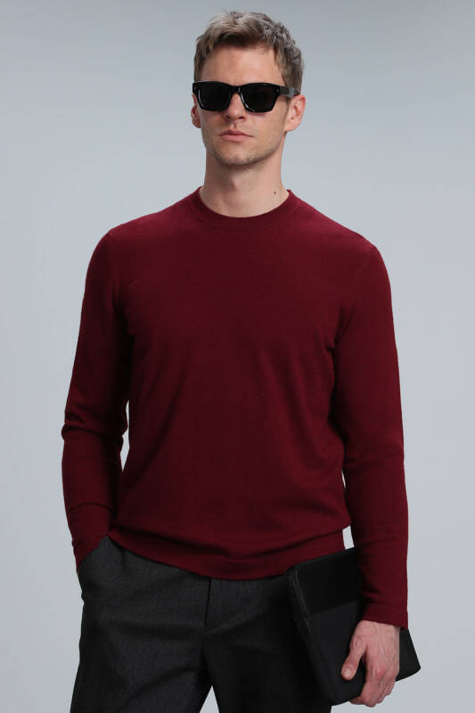 Speed Mens Sweater Burgundy - 1