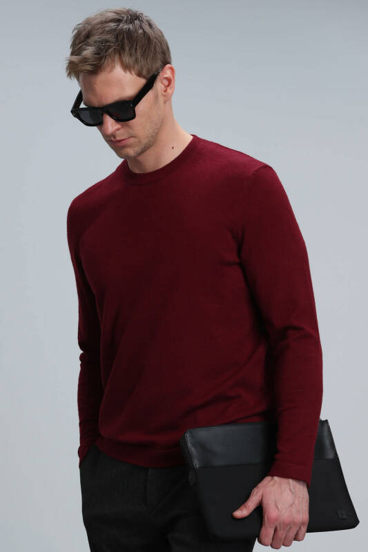 Speed Mens Sweater Burgundy - 3