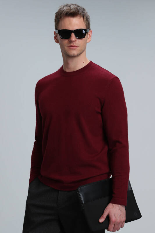 Speed Mens Sweater Burgundy - 5