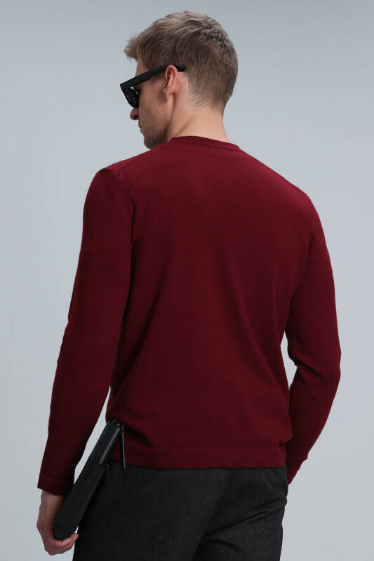 Speed Mens Sweater Burgundy - 6