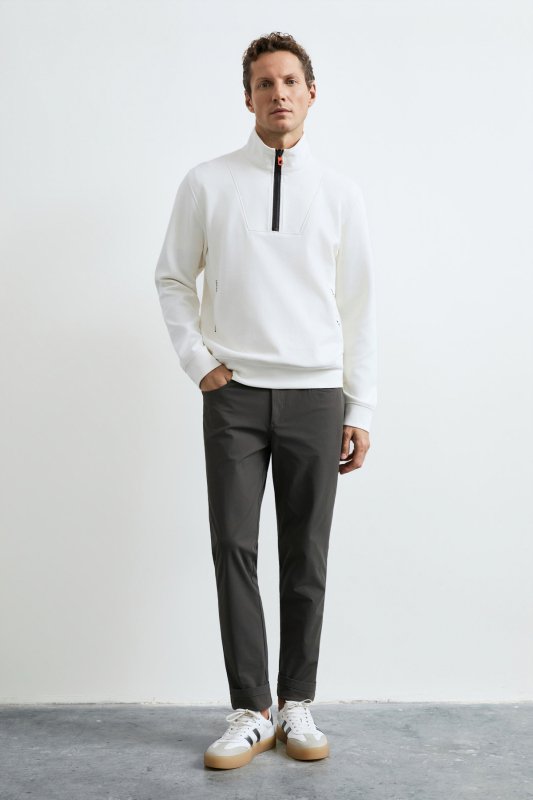 Sports 5 Pocket Mens Pants Slım Fıt Khakı