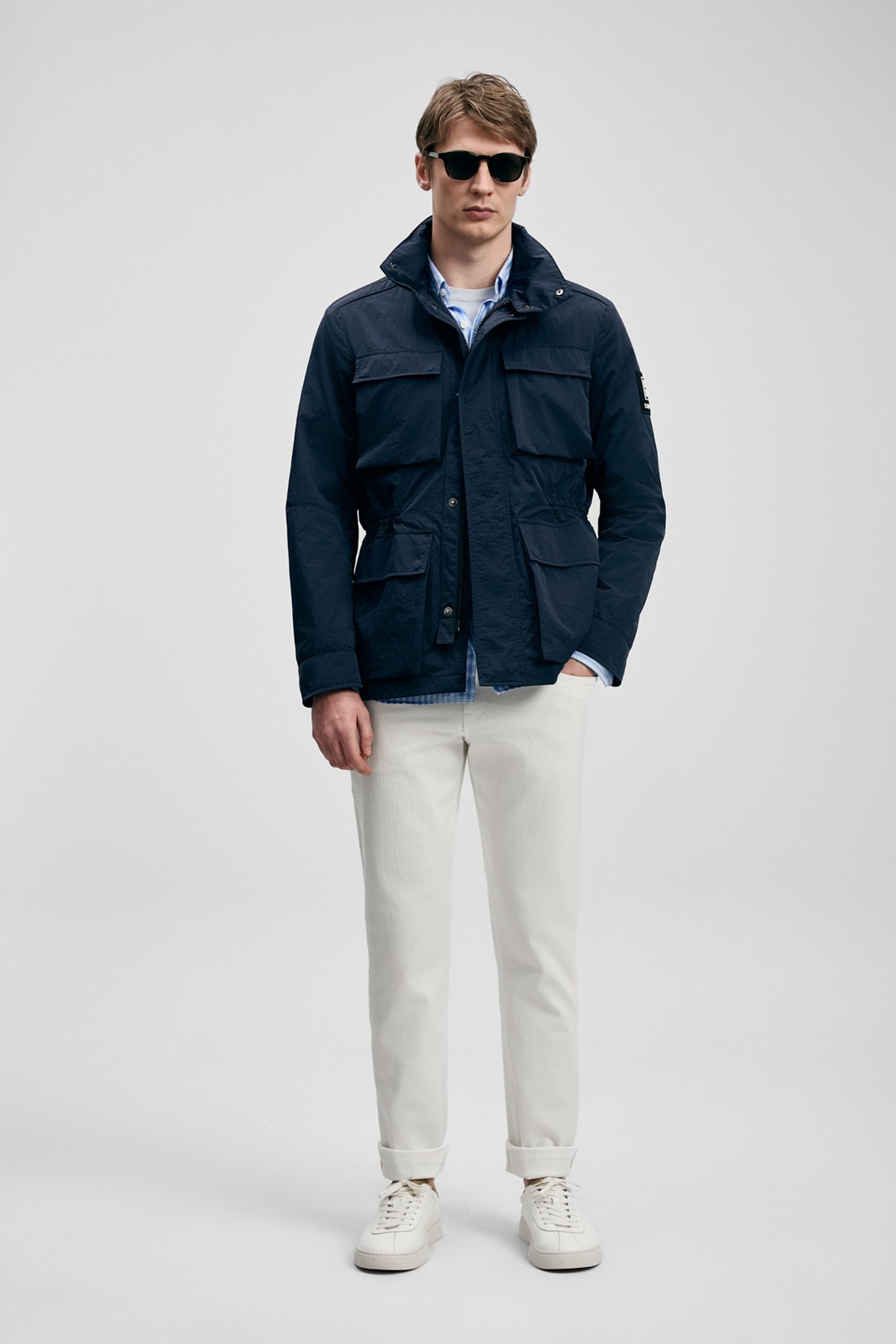 Sports 5 Pocket Mens Pants Slım Fıt Whıte - Lufian