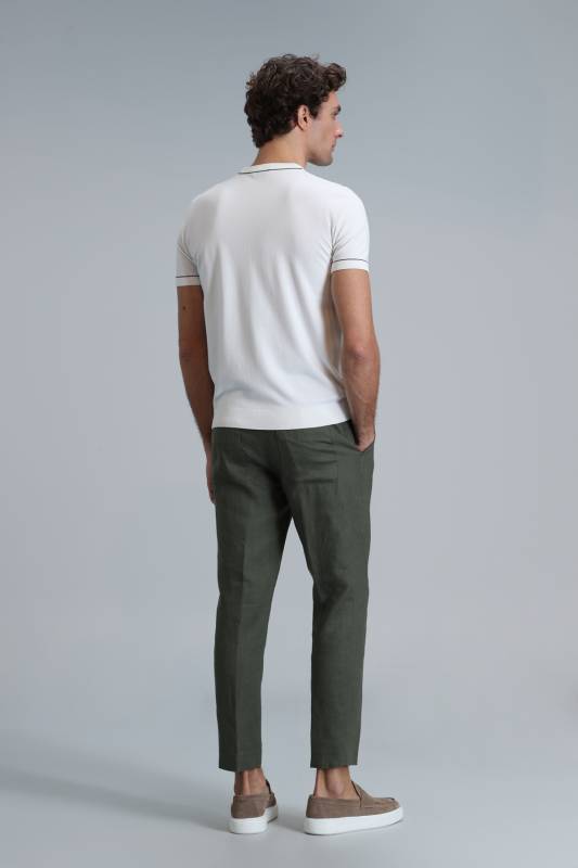 Sports Mens Chino Pants Slım Fıt Green - 6