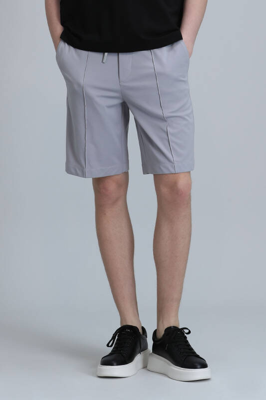 Sports Mens Chino Shorts Slım Fıt Grey - 2