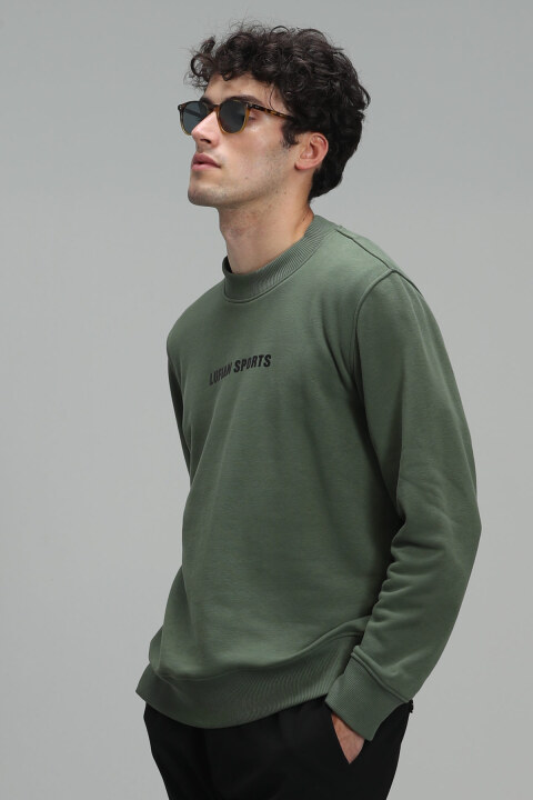 Star Male Sweatshirt Green - Lufian