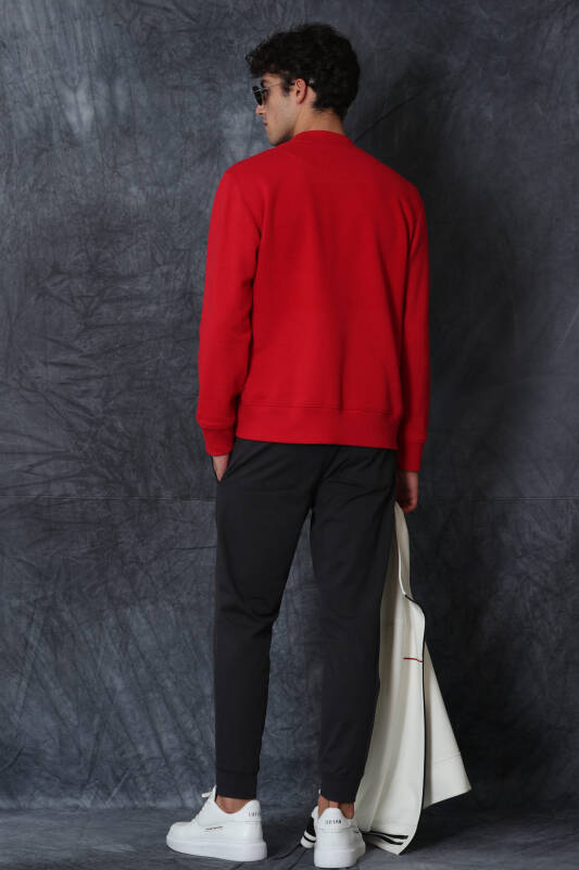 Star Male Sweatshirt Red - 5