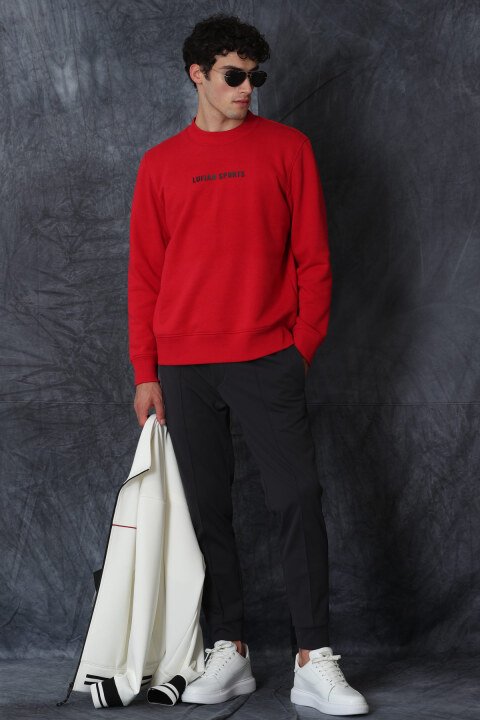 Star Male Sweatshirt Red - Lufian