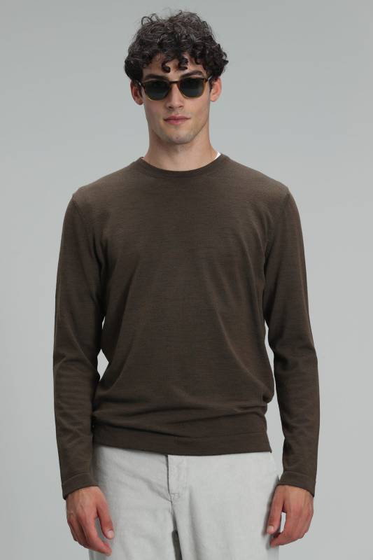 Star Mens Sweater Camel - 1