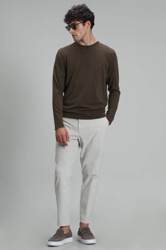 Star Mens Sweater Camel - 2