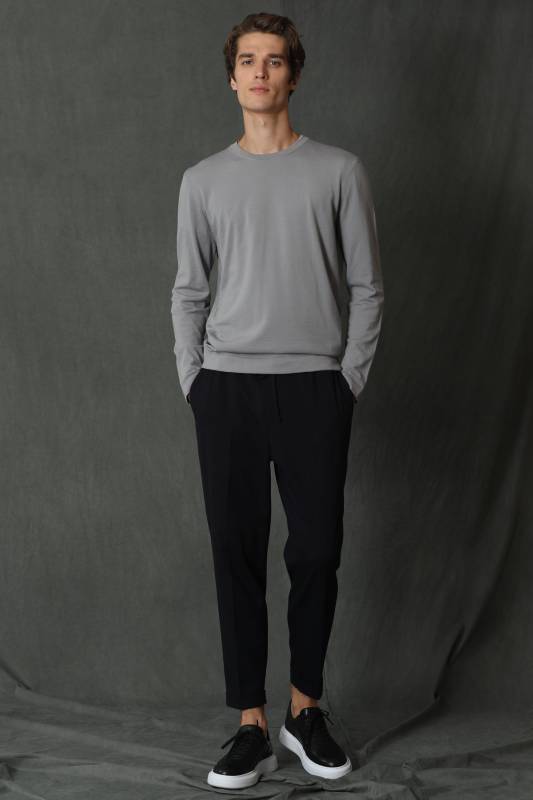 Star Mens Sweater Lıght Grey - 2