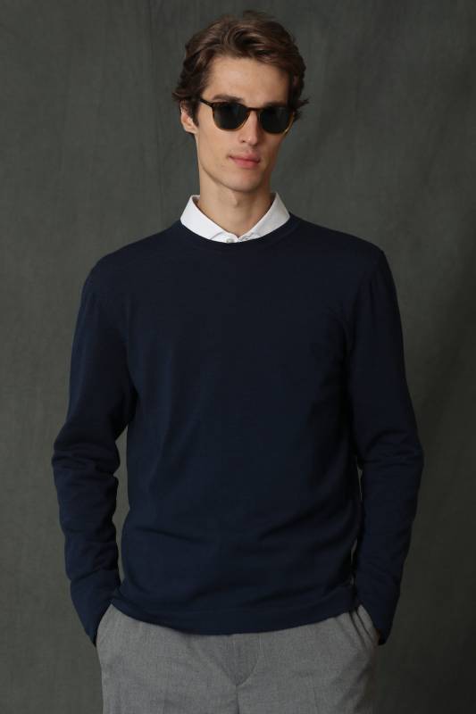 Star Mens Sweater Mıdnıght Blue - 1