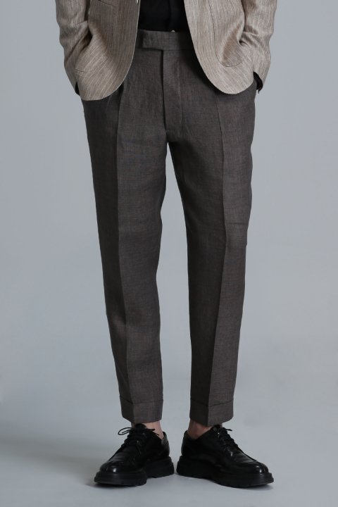 Star Smart Men's Chino Pants Comfort Fit Brown - LUFIAN (1)