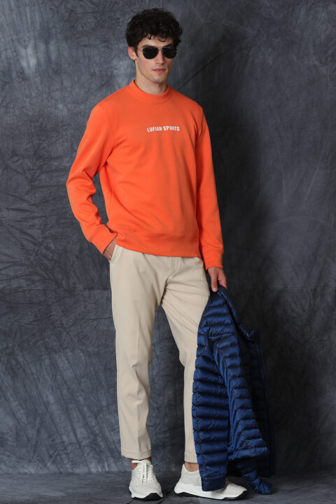 Star Male Sweatshirt Orange - Lufian