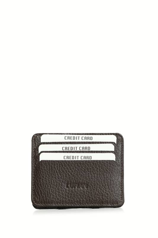 Steven Mens Leather Card Brown - 2