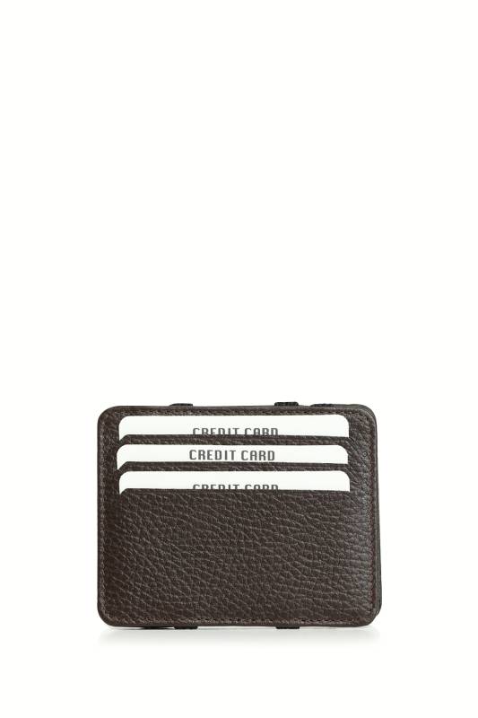 Steven Mens Leather Card Brown - 3