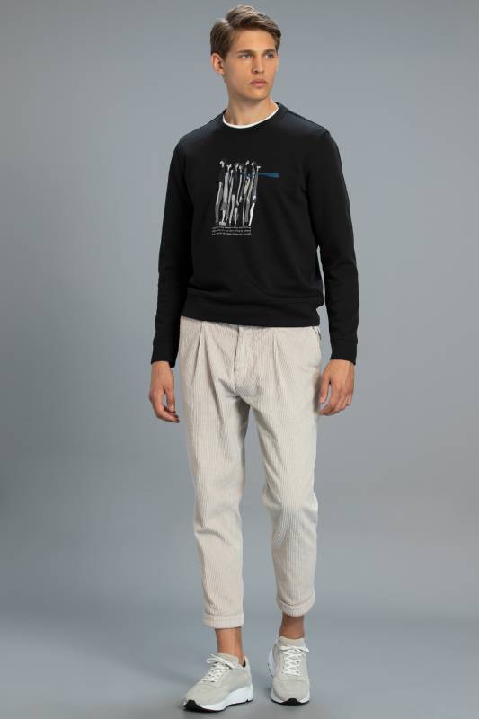 Stıllo Male Sweatshirt Black - 3