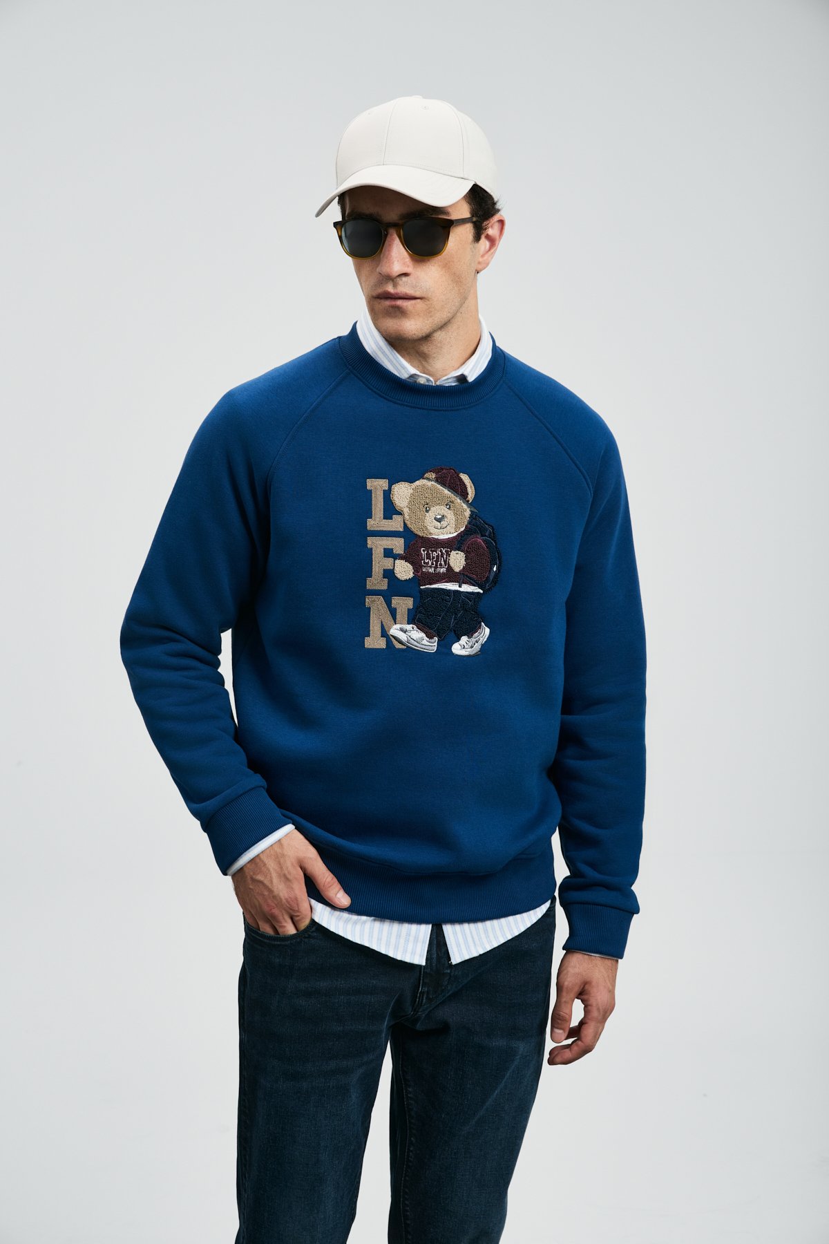 Storm Men's Sweatshirt Saxes - LUFIAN