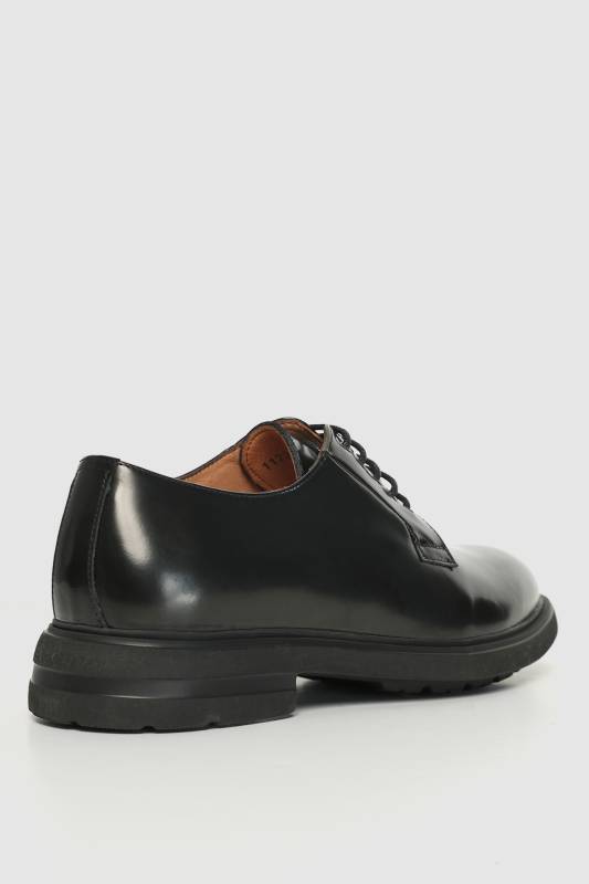 Suıt Mens Leather Shoes Black - 3