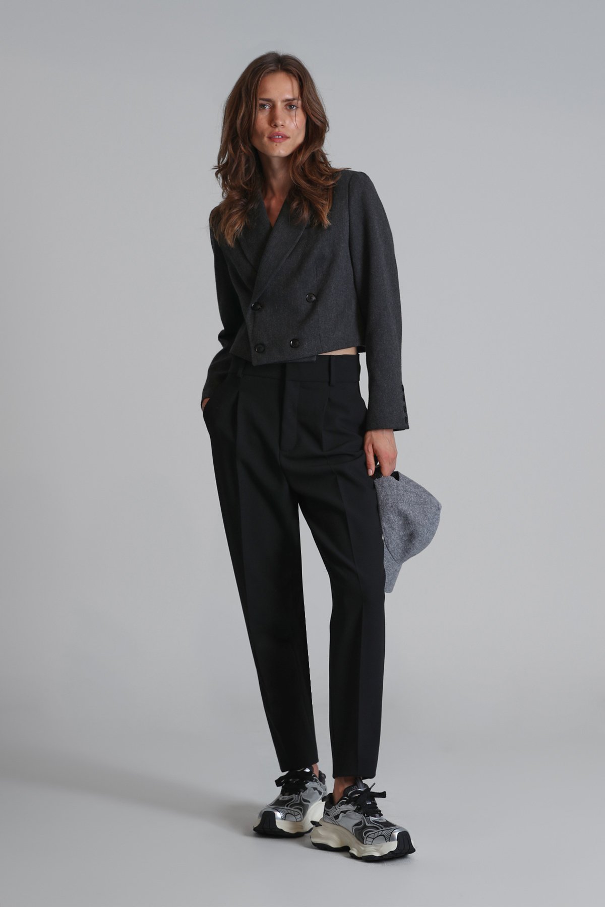 Sıdney Women's Jacket Anthracite - LUFIAN
